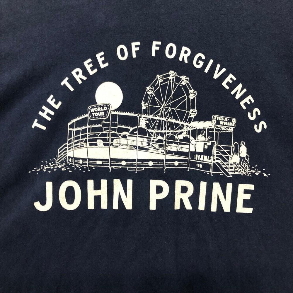 2019 John Prine World Tour T shirt Tee Tree of Forgiveness Folk NE385 Unisex T-Shirt XL