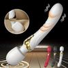 Powerful Dildos Vibrator Dual Motor Silicone Wand G-Spot Massager 10 Modes Sex Toy for Couple Clitoris Stimulator for Adults