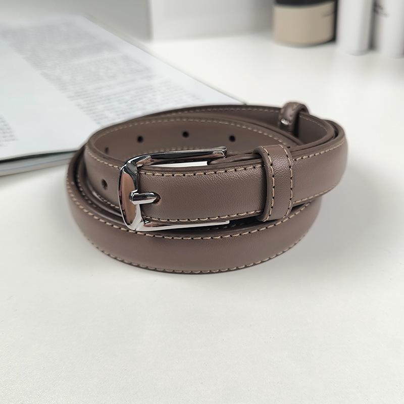 Belt Girls belt Leopard print high-end trend non-punching woven belt