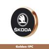 AES1 For Skoda Car Magnetic Mini Phone Holder 360° Adhesive Phone Stand Interior Accessories Rapid Octavia Derivative Enyaq-iV