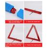 Reflective Emergency Warning Triangle Foldable Breakdown Warning Triangle  Auto Tool