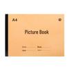 A4 Kraft Cover Spiral Sketchbook for Children - 30 Thick Blank Pages