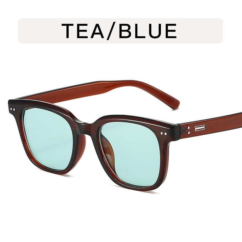 Square Shape Sun Glasses for Men Korean Fashion UV400 Protection Sunglasses Women  Female Sunglass