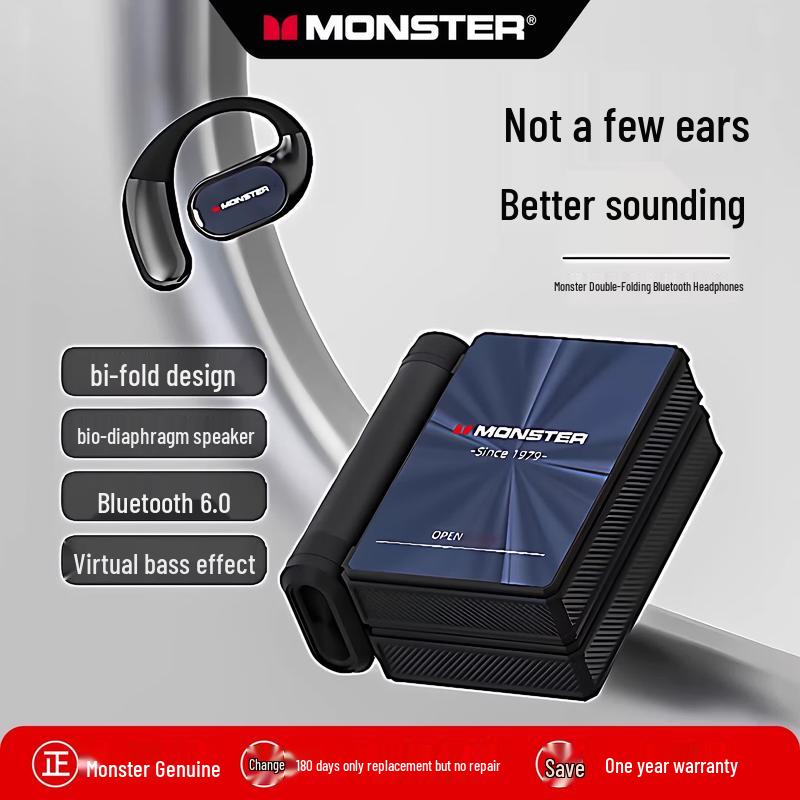 Monster AC530 Ear-Hook Wireless Bluetooth Sports Headphones