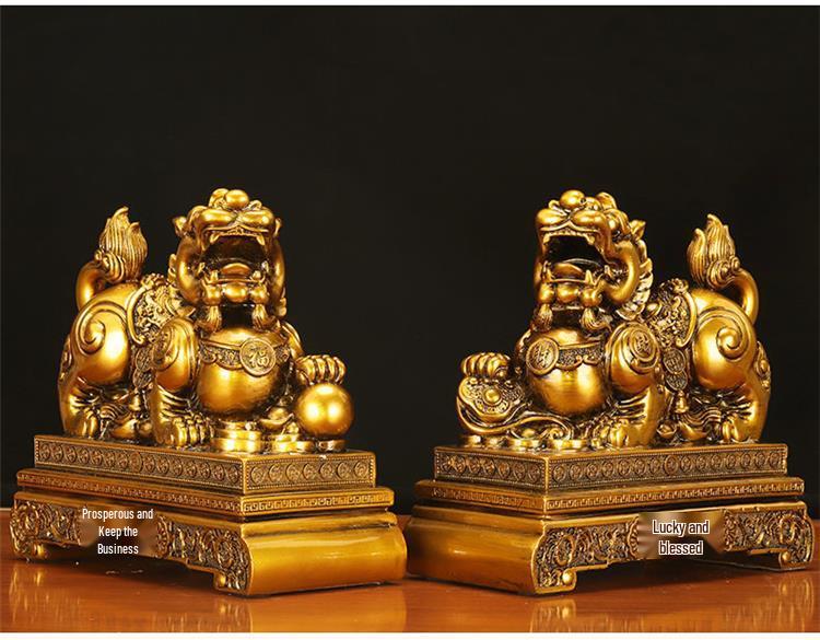 Popular Pixiu Ornament: Fortune-Attracting Decor for Living Rooms, Wine Cabinets, Offices, Shops, and Housewarming Gifts