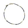 Retro Natural Stone & Freshwater Pearl Necklace - High-End Clavicle Chain for Women