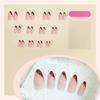 Almond Nail Tips Acrylic Fake Nail Glues On Nail Press On Nail Artificial False Nail Stick On Nail for Womens Girls
