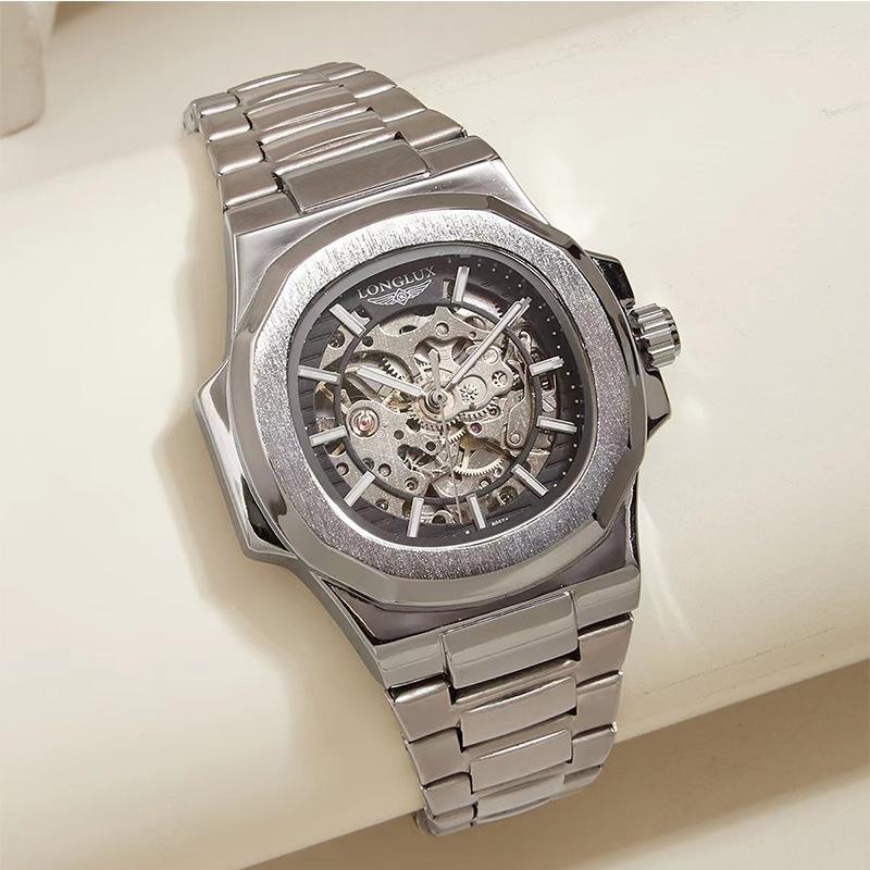 LONGLUX Nautilus Men's Watch Automatic Business Wristwatch Trendy Fashion Luminous Watch