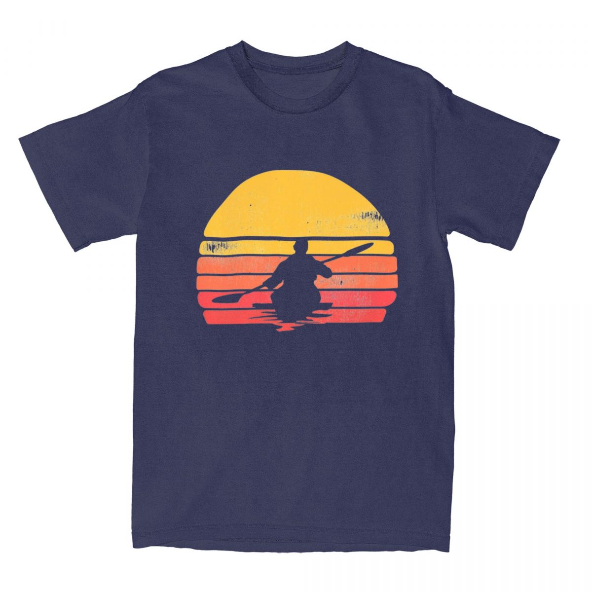 

Unisex Women Kayaking Sunset T Shirts Apparel Sea Kayak Cotton Tshirt Clothes Amazing Tee Shirt All Seasons 4XL