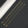 Simple Stainless Steel Square Snake Bone Chain Bracelet for Women Men Hip-Hop Jewelry Trendy Party Accessories Gift