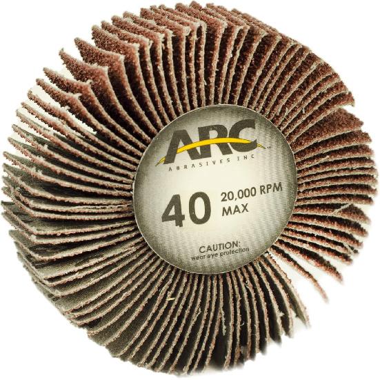 

11388 Лепестковые круги на оправке, зернистость 40, 3 дюйма x 1 дюйм x хвостовик 1/4 дюйма, упаковка 10 штук 60 Grit