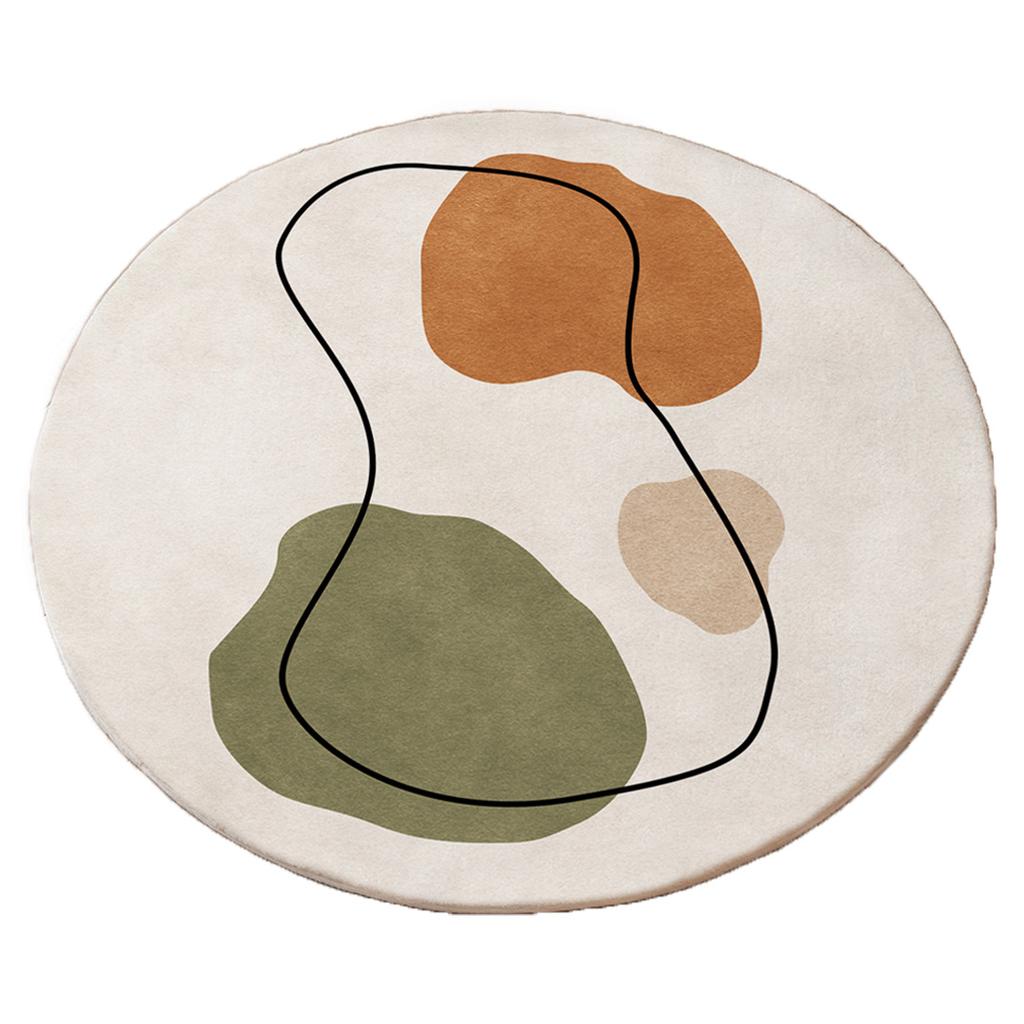 Circular Living Room Carpet Coffee Table Carpet Bedroom Bedside Carpet Wardrobe Carpet