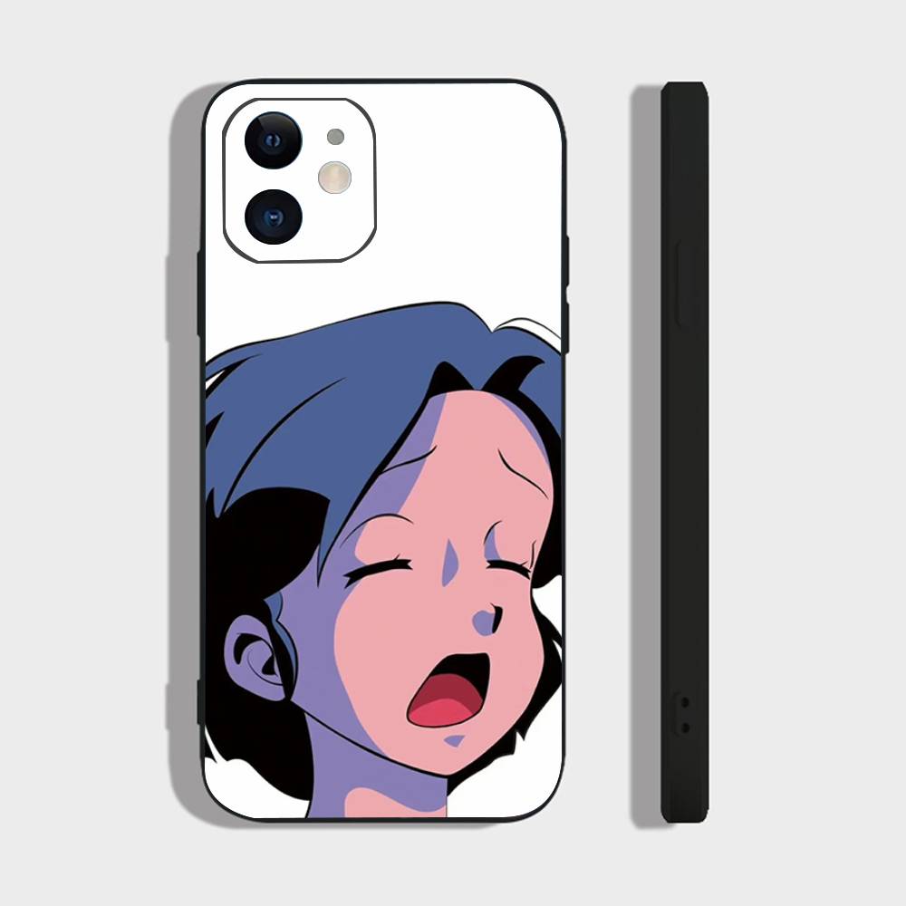 A-AOKIZY Animation Art Phone Case For IPhone 17 Air 16 15 14 13 Pro Max 11 12 Black Silicone Cover