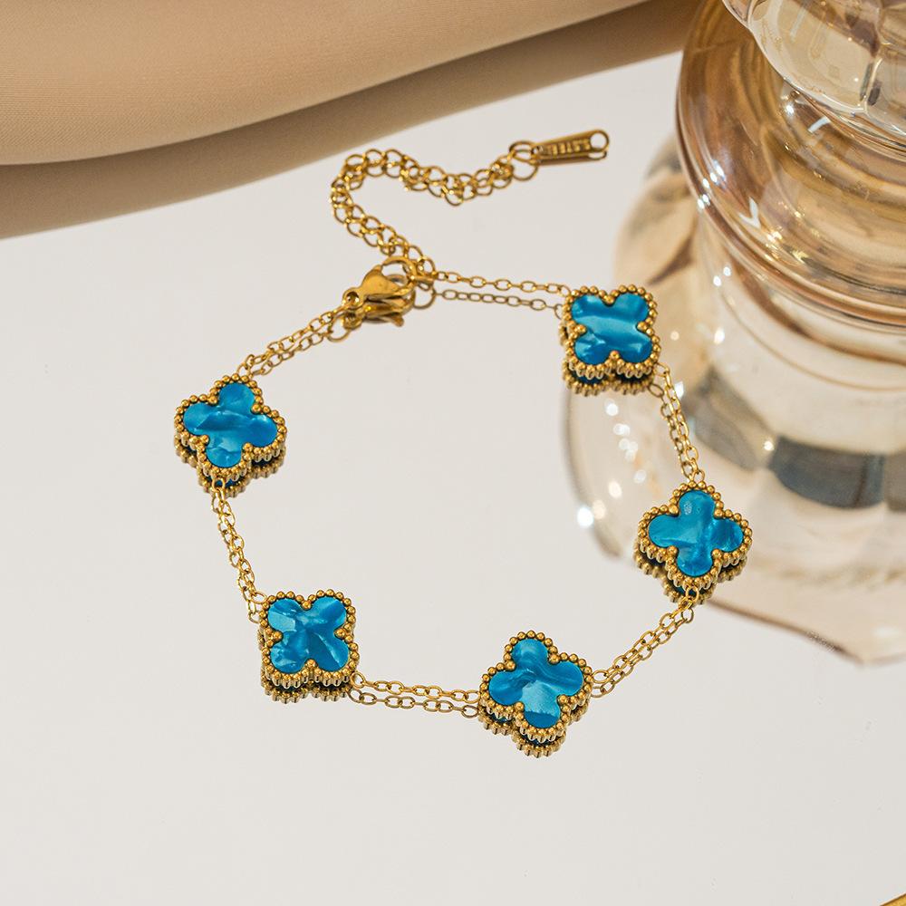 Four-leaf Clover Bracelet Women's Jewelry Accessories New High-end Bracelet