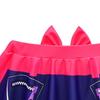 Children's Swimsuit Two Piece Set Girls Swimwear All Over Print Racerback Top