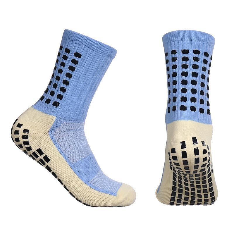 Men's Professional Thick Towel Bottom Sweat Absorbing and Deodorizing Glue Football Non Slip Socks
