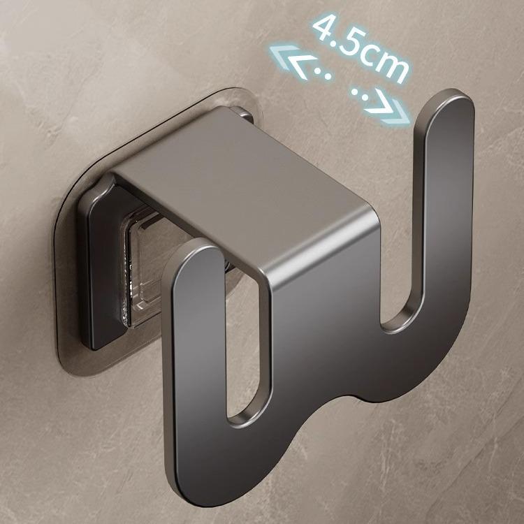 No-Drill Wall-Mounted Space Aluminum Multifunctional Bathroom Slipper Rack