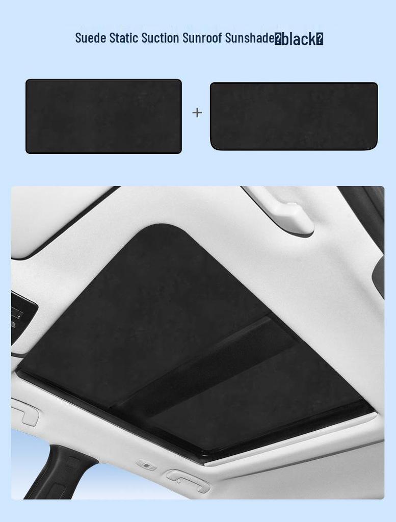 Kompatibilní s 25 modely Nissan Qashqai: Neprůhledná clona střešního okna pro tepelnou izolaci, ochranu před sluncem a soukromí.