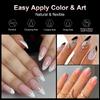 Alomd/Coffin/Square/Stilettos Fake Nail Tips,Clear Acrylic False Nail 10Sizes Press On Nail for DIY Nail Extensions