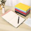 European American Custom A5 Thick Hardcover Leather Diary Planner Journal Luxury Thread Sewing School Use  Foreign
