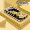 Golden Lion Calabash For Samsung Galaxy S26 S20 FE S21 S22 S23 Plus S24 Ultra 25Ultra S21+ S9 S22 S8 Golden Glass Phone Case