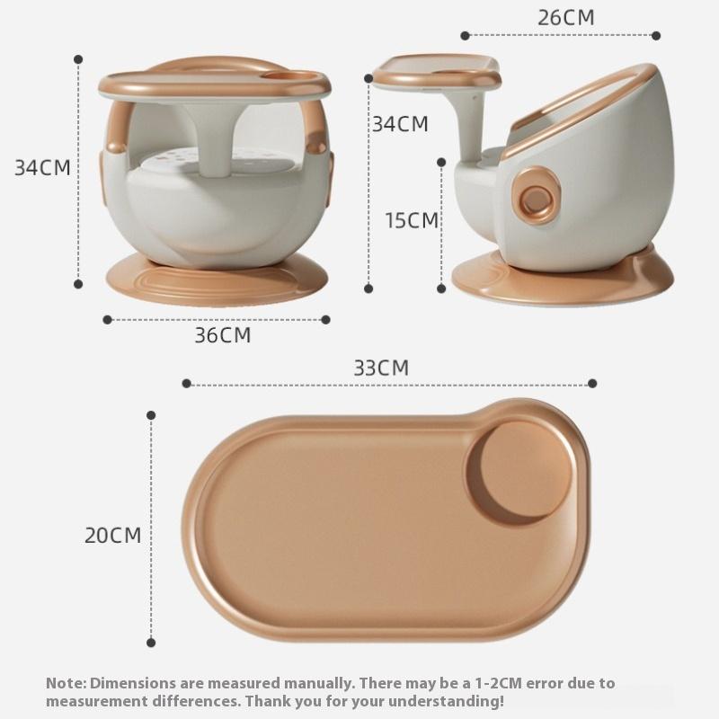 Children's Dining Chair Baby Eating Chair Baby Multi-functional Seat Family Small Dining Chair Bench Back Eating Table