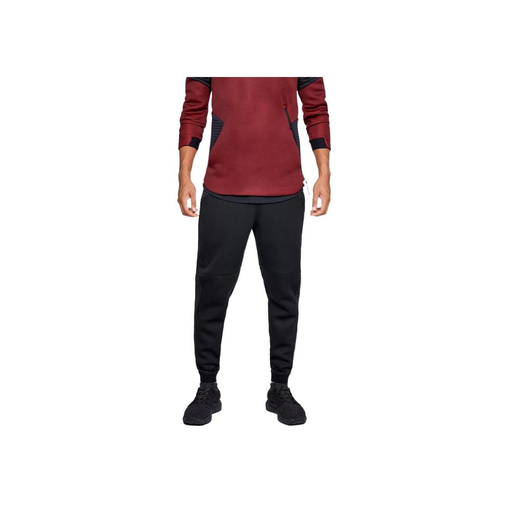 Under Armour Knit Fleece Breathable Solid Casual Joggers Thick Men Bottoms Black 1320707-001