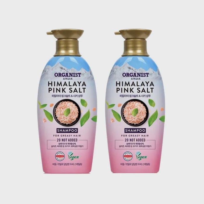 Elastine_Organist Himalayan Pink Salt Scaling Shampoo 500ml (Vegan) X 2