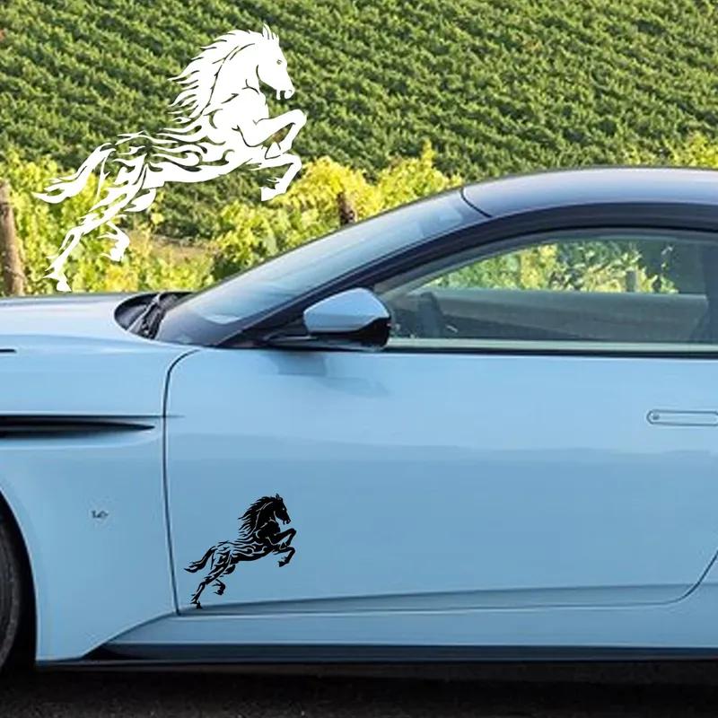 Creative Handsome Horse Decor Decal Car Sticker for Window Bumper Door Side Walls Wraps Decoration Auto Para DIY Accessories