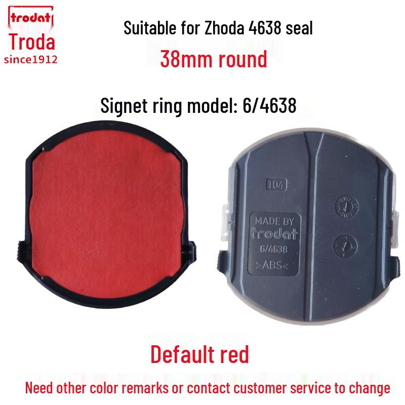 Zhuoda Ronde Zelfinktende Stempel Inktpatroon Vervanging 6/4642 46040