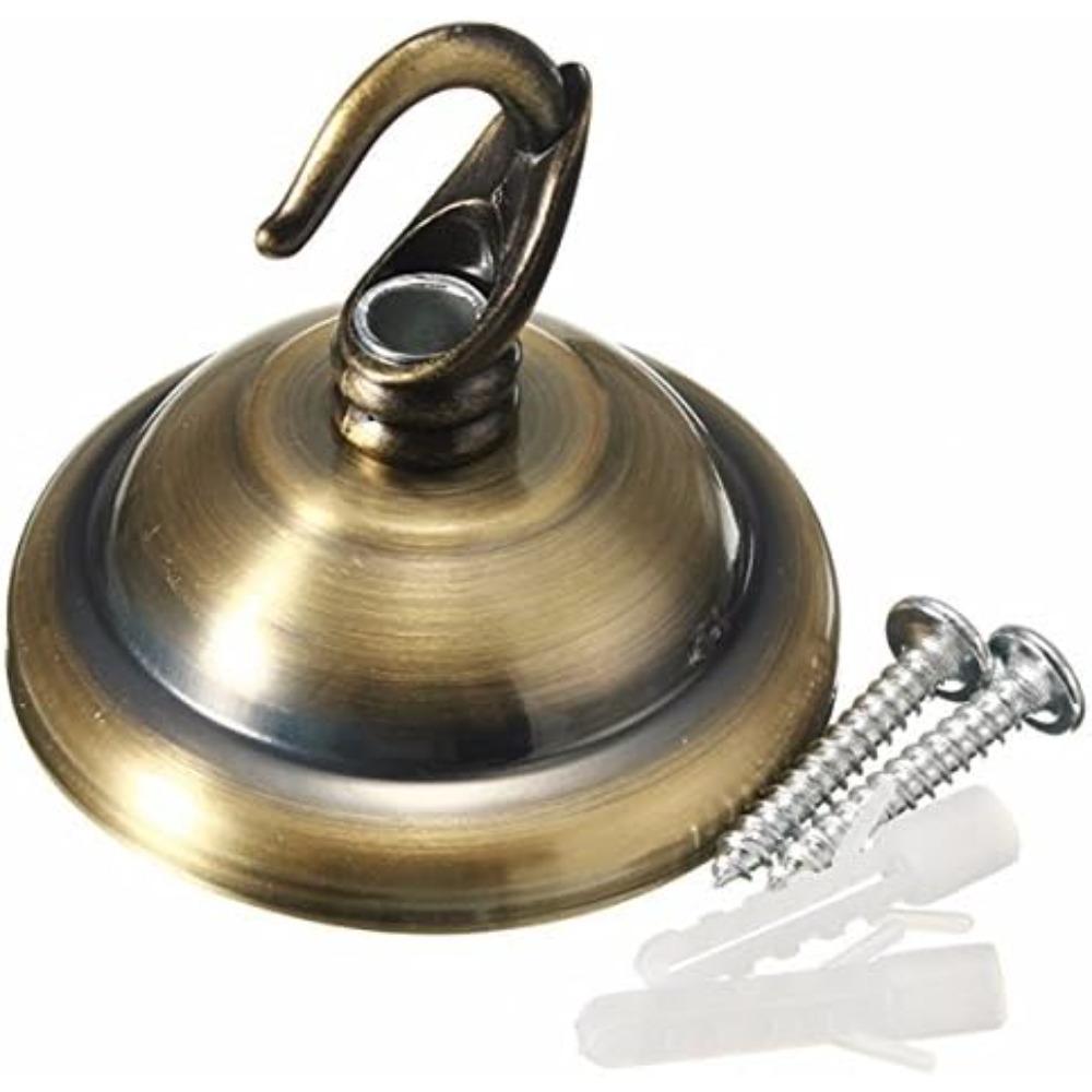 JOYINLED Ceiling Rose Hook Plate Vintage Metal Fitting with Accessories for Chandliers Pendant Lights Hanging Lights Decorations