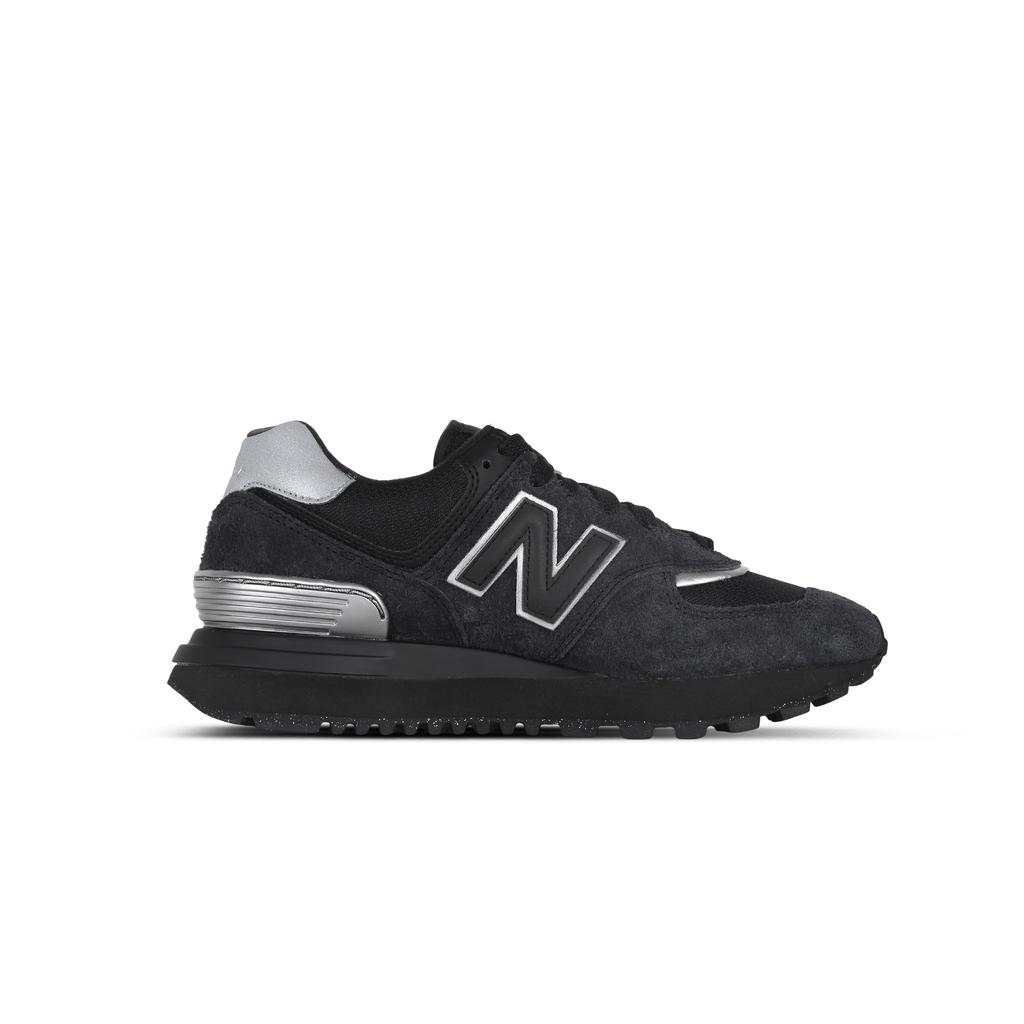 New Balance NB 574 Future Effect Cushioning Abrasion Resistant Coverage Low top Casual Shoes Unisex Silver Black U574LGMT(Team368-)