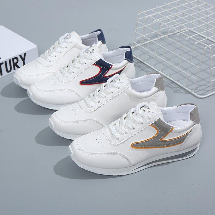 2025 Spring, Summer, Autumn and Winter Foreign Trade New Women's Shoes Women's Board Shoes Student Shoes Little White Shoes Low-top Round Head Ribbon