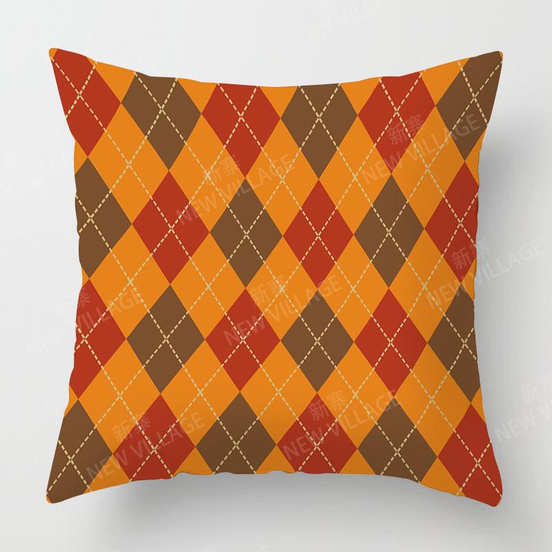Modern Orange Abstract Geometric Cushion Cover Home Decor Pillow Cover Sofa Throw Pillow Cover 45x45 40x40 50x50 60x60