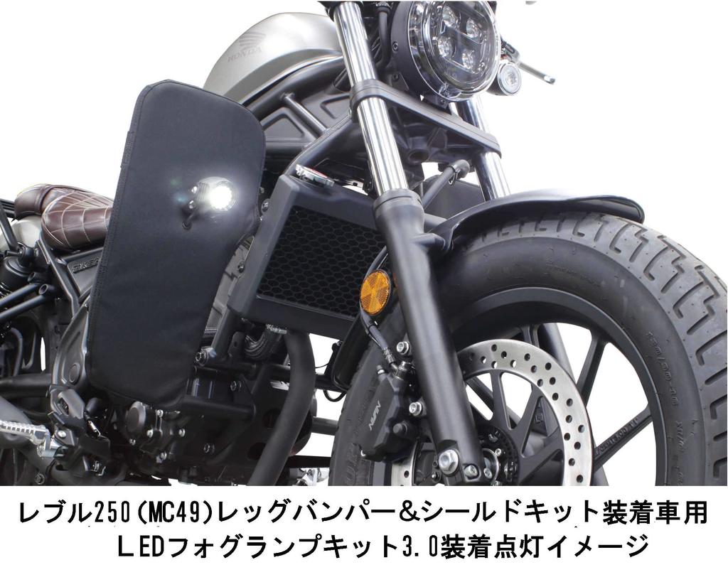 SP TAKEGAWA LED fog lamp kit For vehicles equipped with SP Takegawa leg 2 pieces CL250 250 3.0 (950) bumper, (MC57)/Rebel (MC49) 05-08-0591