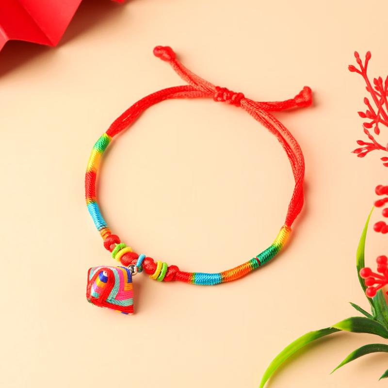 Handmade Woven Five-Color Rope