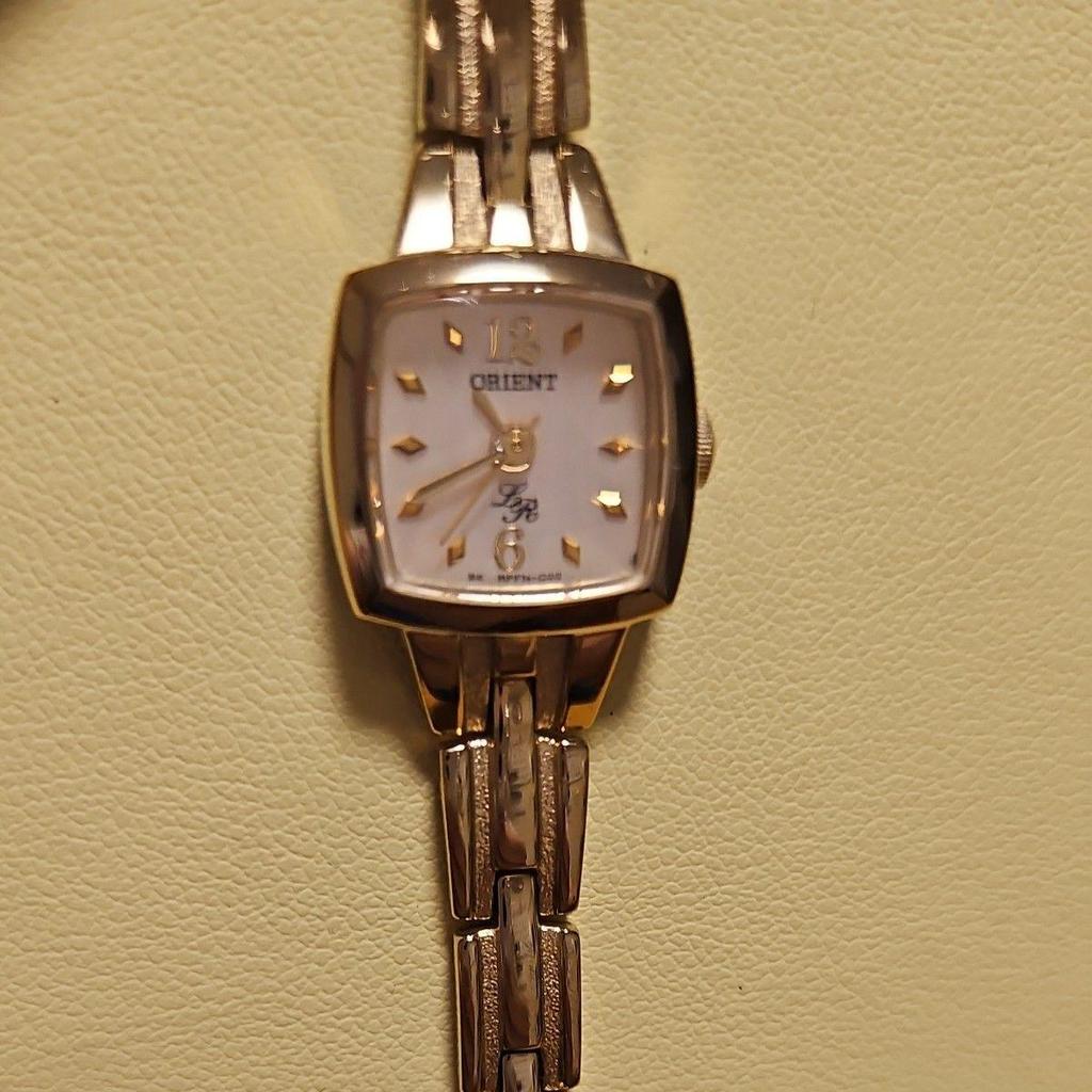 Used ORIENT Lady Rose Ladies Watch Gold