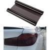 Bright Black Headlight Tail Fog Light Vinyl Film Universal 100X30Cm