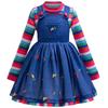 Chucky Halloween Girl Dress Boys Jumpsuits Costume Child Party Toddler Christmas