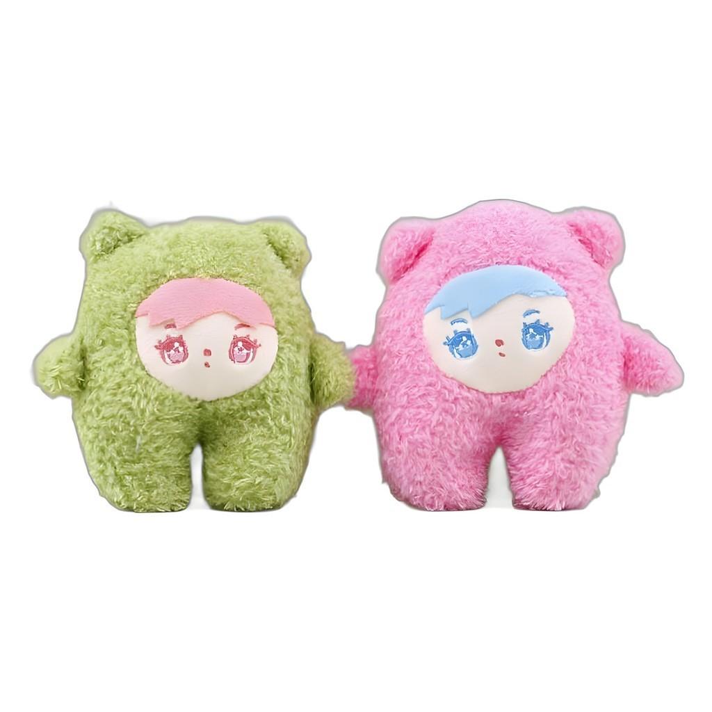 Adorable Plush Doll Keychain Cute Cartoon Bag Charm Stuffed Toy For Kids