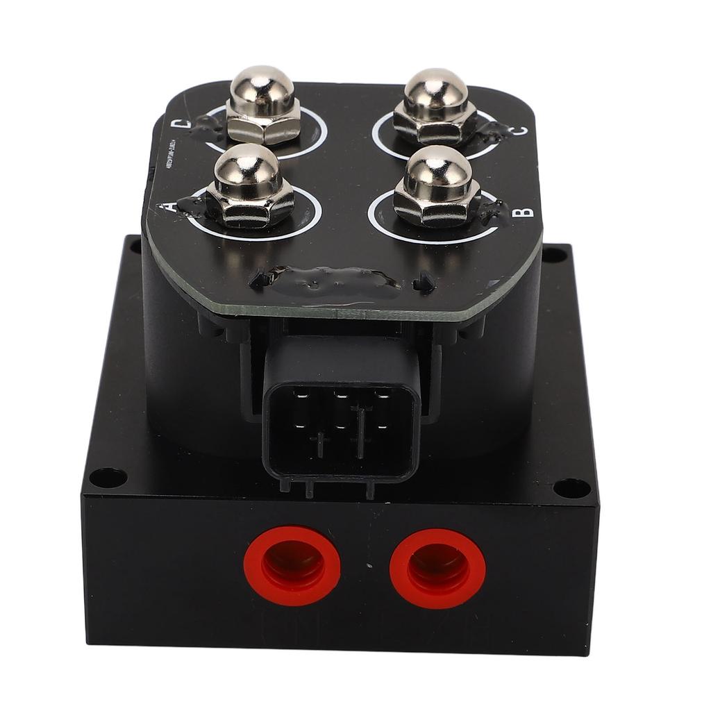 12V Air Suspension Solenoid Valve with Double Blue Barometer 0 To 200PSI Air Ride Suspension Manifold Bag Controller
