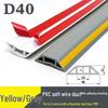PVC Soft Floor Cable Duct: Insulated, Self-Adhesive Wire Management Channel with Thick Anti-Step Protection