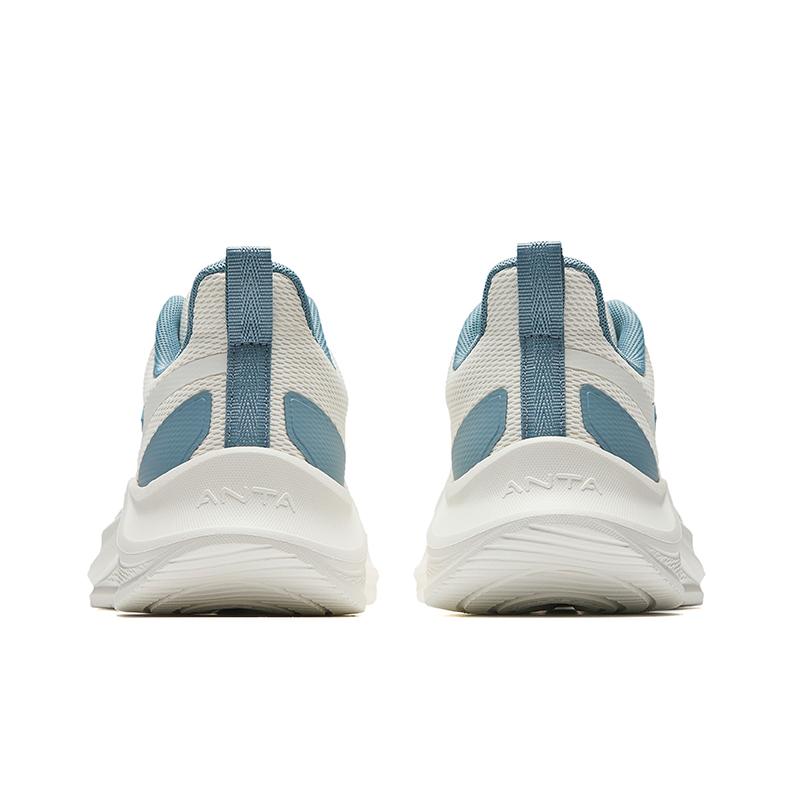 Anta Running Series Comfortable Shock Absorbing Durable Low Top Casual Running Shoes Men Sneakers White Blue 912535513-4