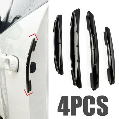 4 Teile/paket Auto Anti-Kollision Streifen Auto Tür Schutz Schutz Tür Rand Trim Schutz Styling Form Anti-Scratch Aufkleber ZPG