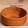Large Round Rattan Storage Basket