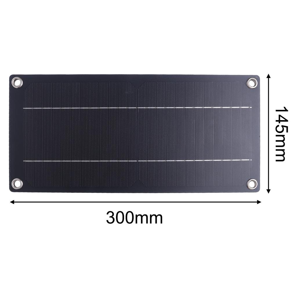 30*14.5cm 600W Solar Panel Kit Portable Solar Panel Safe And Efficient Charging Minimal Maintenance For Caravan