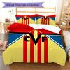 Villarreal logo Bedding Quilt Set Quilt Cover Pillowcase Home Decoration Birthday Gift (1 * duvet cover + 2 * pillowcase, without core)