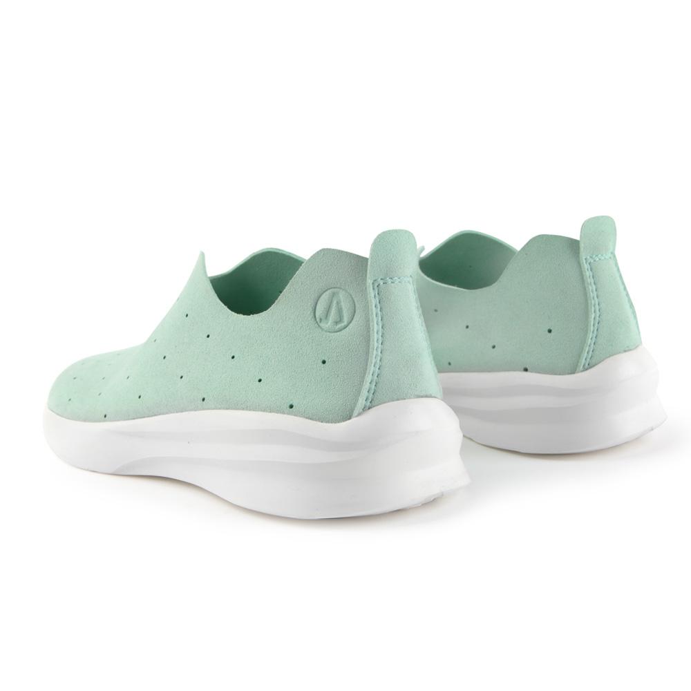 J.Daul Unisex Ultra-Light Slip-On Sneakers Light S Mint_Jd13