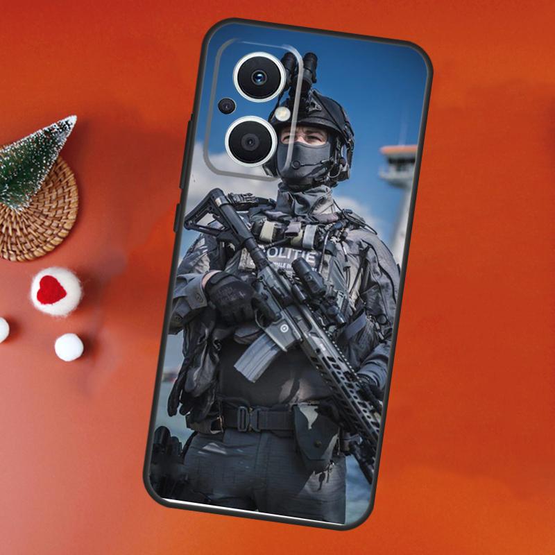 Taktisches Swat Gear Muster Hülle Für OPPO Find X9 X5 X6 X8 Pro OPPO Reno 14F 13F 12F 11F 10 12 13 14 Pro 7 8 Lite Abdeckung