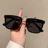 Durable High Quality High End Designer Style Retro Edgy Punk Trendy Square Shaped Female For Both Male Sun Glasses